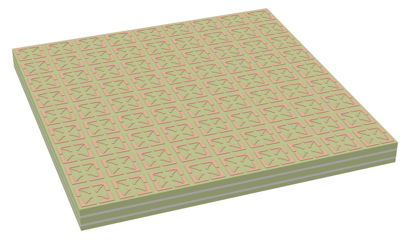 Wideband beam-steerable reflectarray with polarization-rotating unit cells